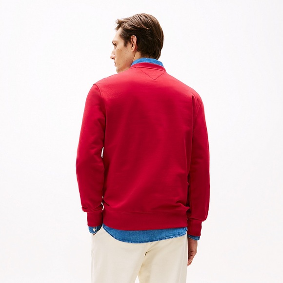 Tommy Hilfiger Men's Premium Flag Embroidery Terry Cotton Sweatshirt Size Large - Picture 12 of 12